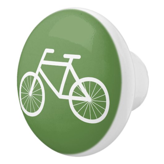 かわいい自転車アイコン陶磁器のドアおよび引出しのノブ セラミックノブ (右)