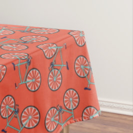かわいい自転車キッズバイクバースデーパーティーサイクリング テーブルクロス