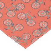 かわいい自転車キッズバイクバースデーパーティーサイクリング テーブルクロス (アングル)