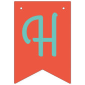 かわいい自転車キッズバイクバースデーパーティーサイクリング バンティングフラッグ (第2の旗)