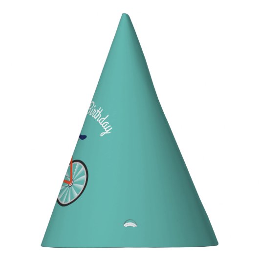 かわいい自転車キッズバイクバースデーパーティーサイクリング パーティーハット (右)
