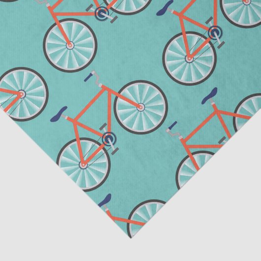 かわいい自転車キッズバイクバースデーパーティーサイクリング 薄葉紙 (詳細)