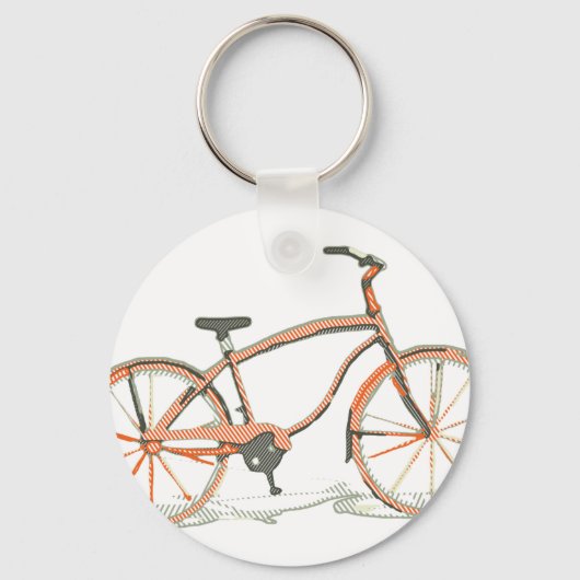 かわいい自転車 キーホルダー (正面)