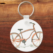 かわいい自転車 キーホルダー (正面)