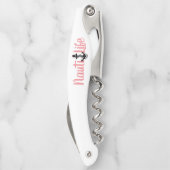 かわいい航海のいかり+ナウティライフレタリング | ソムリエナイフ (裏面)