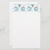 かわいい航海のクジラの水彩模様 (正面/裏面)