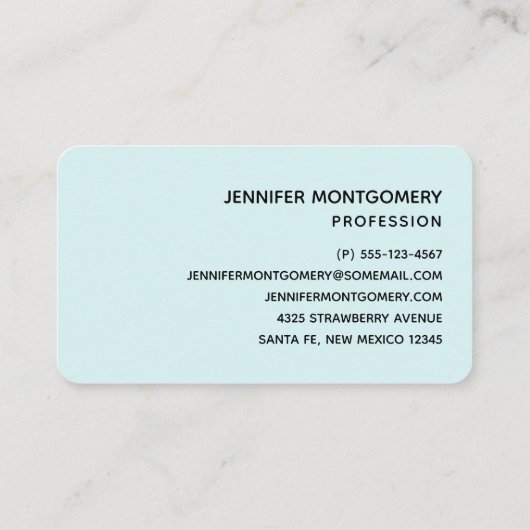 かわいい航海のクジラの水彩模様 名刺 (裏面)