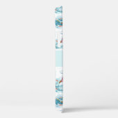 かわいい航海のクジラの水彩模様 Case-Mate iPhoneケース (裏面 / 右)