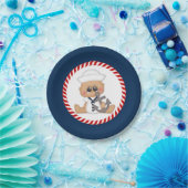 かわいい航海のセーラー男の赤ちゃん ペーパープレート (パーティー)