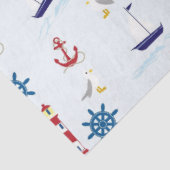 かわいい航海のセーリングパターンの切り離し 薄葉紙 (詳細)