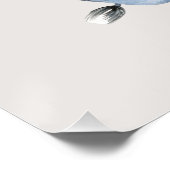 かわいい航海のブルーベビーゾウ ポスター (コーナー)