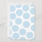 かわいい航海の帆船ボーイズ赤ちゃんシャワー招待状 招待状 (裏面)