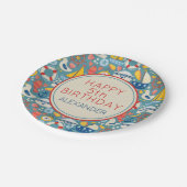 かわいい航海の海の生きパーソナライズされた物 ペーパープレート (アングル)