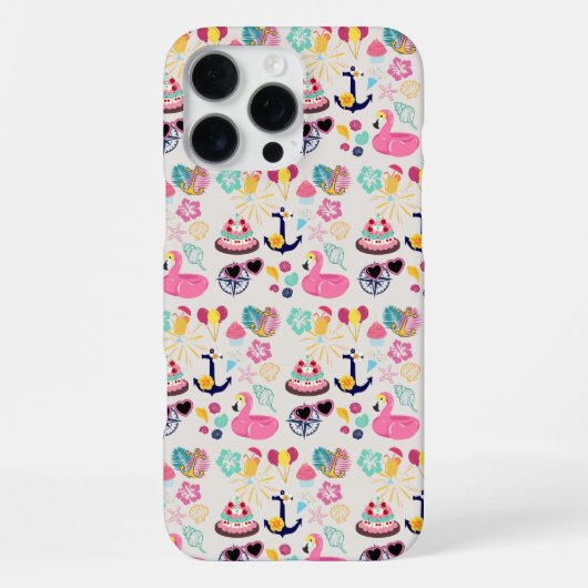 かわいい航海風バースデー iPhoneケース (裏面)