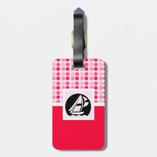 かわいい航行 ラゲッジタグ (裏面縦)