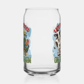 かわいい良い生活の牛の農家 ガラス缶 (右)