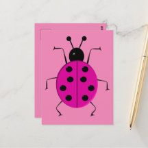 かわいい色とりどりのてんとう虫、ラッキーアイテムの丸い時計よ