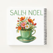 かわいい色とりどりのノートブックをカスタマイズ ノートブック (裏面)