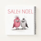 かわいい色とりどりのノートブック ノートブック (裏面)