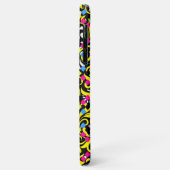 かわいい色とりどりの抽象的な花柄 Case-Mate iPhoneケース (裏面/左)