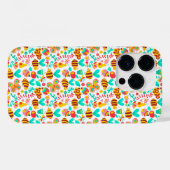 かわいい色とりどりの昆虫の模様 Case-Mate iPhoneケース (裏面 (横))