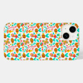 かわいい色とりどりの昆虫の模様 Case-Mate iPhoneケース (裏面 (横))