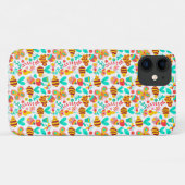 かわいい色とりどりの昆虫の模様 Case-Mate iPhoneケース (裏面(横))