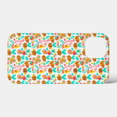 かわいい色とりどりの昆虫の模様 Case-Mate iPhoneケース (裏面 (横))
