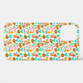 かわいい色とりどりの昆虫の模様 Case-Mate iPhoneケース (裏面 (横))