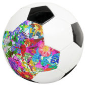 かわいい色とりどりの魔法の花 サッカーボール (3/4)