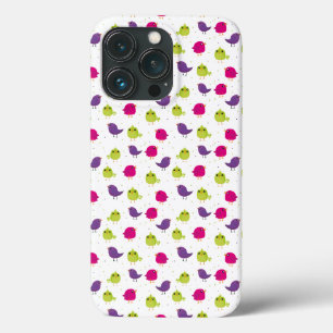 かわいい色とりどりの鳥 iPhone 13 PROケース