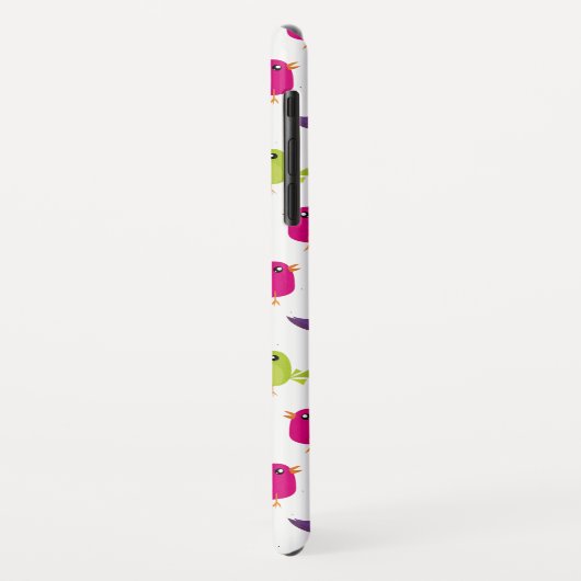 かわいい色とりどりの鳥 Case-Mate iPhoneケース (裏面/左)