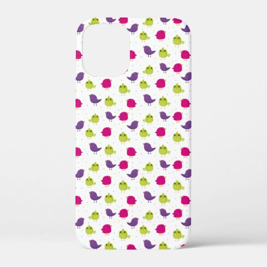 かわいい色とりどりの鳥 Case-Mate iPhoneケース (裏面)