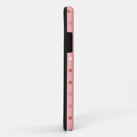 かわいい色の水玉模様iPhoneケース Case-Mate iPhoneケース (裏面/右)