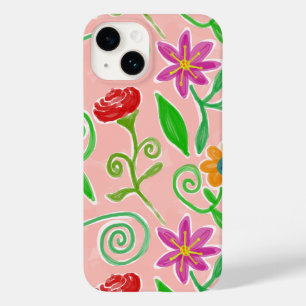 かわいい色の花 Case-Mate iPhone 14ケース