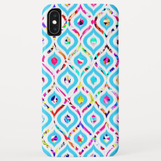 かわいい色使いの抽象的なジグザグ模様 Case-Mate iPhoneケース (裏面)