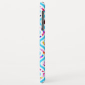 かわいい色使いの抽象的なジグザグ模様 Case-Mate iPhoneケース (裏面/左)