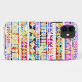 かわいい色使いの部族風アステカ柄 Case-Mate iPhoneケース (裏面(横))