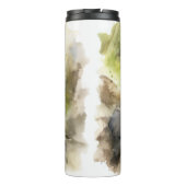 かわいい色彩の鮮やかヨークシャーテリア犬 タンブラー (裏面)