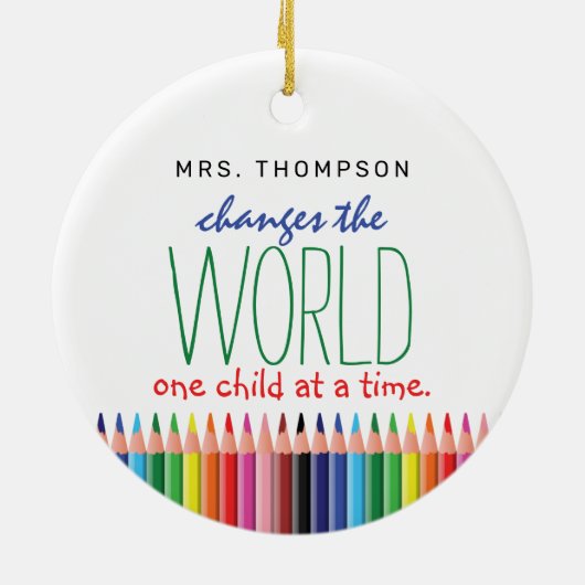 かわいい色鉛筆引用文先生鑑賞 セラミックオーナメント (裏面)