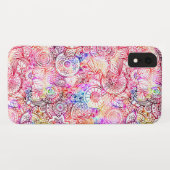 かわいい色鮮やかな抽象的な花 Case-Mate iPhoneケース (裏面(横))