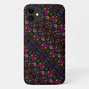 かわいい色鮮やかな花柄 iPhone 11 ケース
