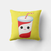 かわいい芝地の投球の枕装飾的な食糧枕 クッション (裏面)