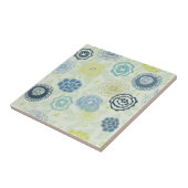 かわいい花が付いているスタイリッシュな花パターン タイル (側面)