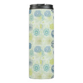 かわいい花が付いているスタイリッシュな花パターン タンブラー (裏面)