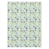 かわいい花が付いているスタイリッシュな花パターン テーブルクロス (正面)