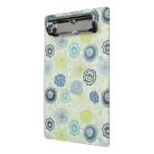 かわいい花が付いているスタイリッシュな花パターン ミニクリップボード (アングル2)