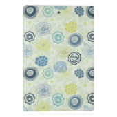 かわいい花が付いているスタイリッシュな花パターン ミニクリップボード (裏面)