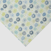 かわいい花が付いているスタイリッシュな花パターン 薄葉紙 (詳細)