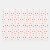 かわいい花とラブレター ラッピングペーパーシート (正面)